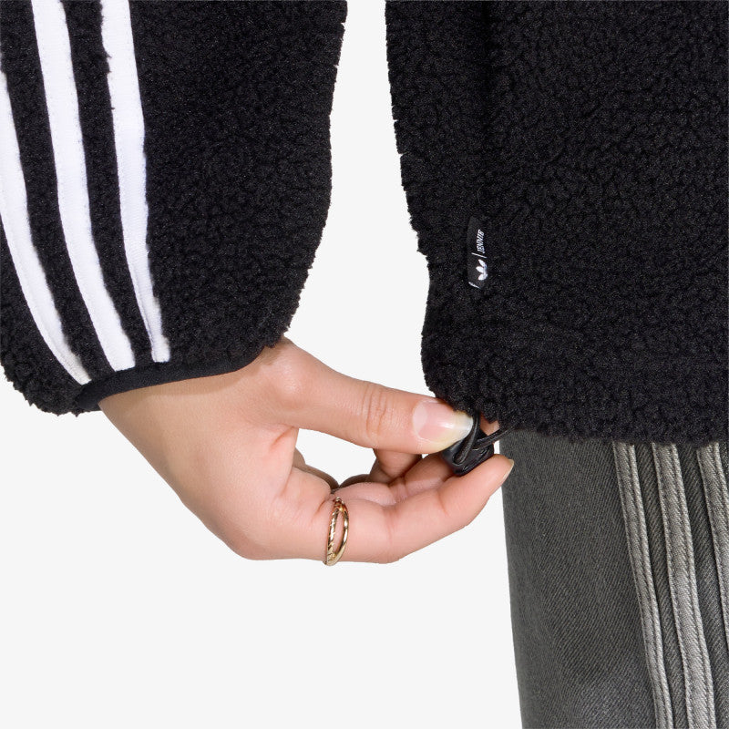 adidas Adiluna Season 2 x Jennie Fleece Hoodie Jacket Black