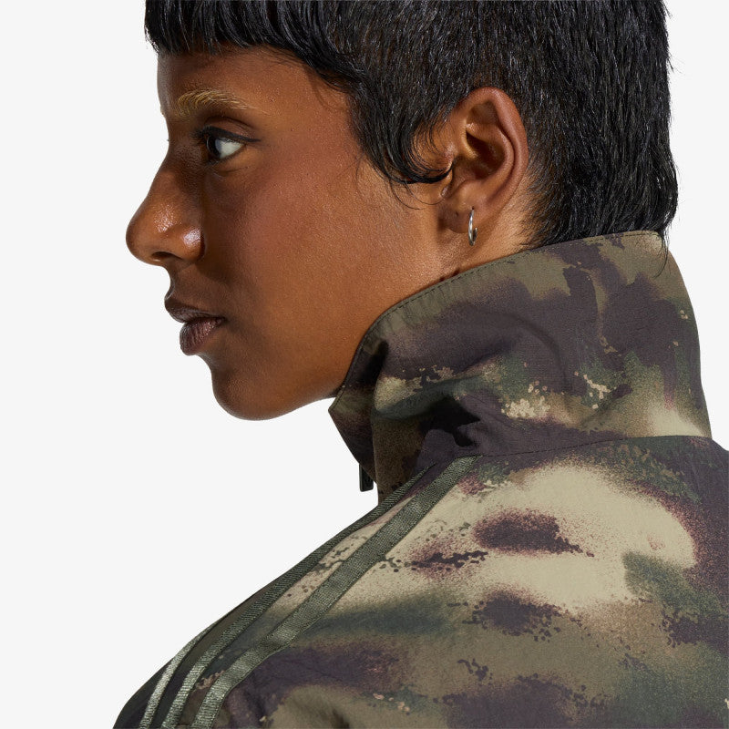 Wiatrówka adidas Badigirl Camouflage Loose Track Top Night Cargo/ Aurora Coffee/ Olive Strata