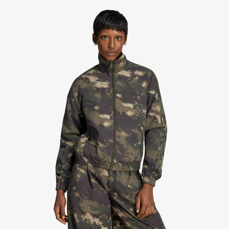 Wiatrówka adidas Badigirl Camouflage Loose Track Top Night Cargo/ Aurora Coffee/ Olive Strata
