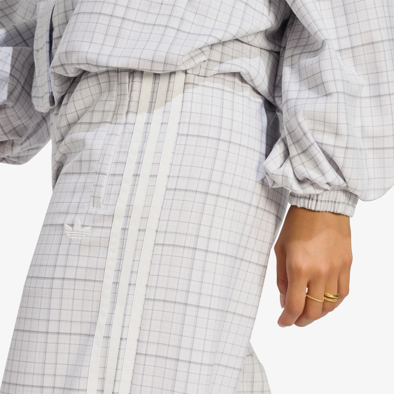 adidas Loose Check Track Pants Dash Grey