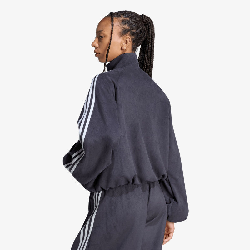adidas Adilenium Season 6 Faux Suede Track Top Black