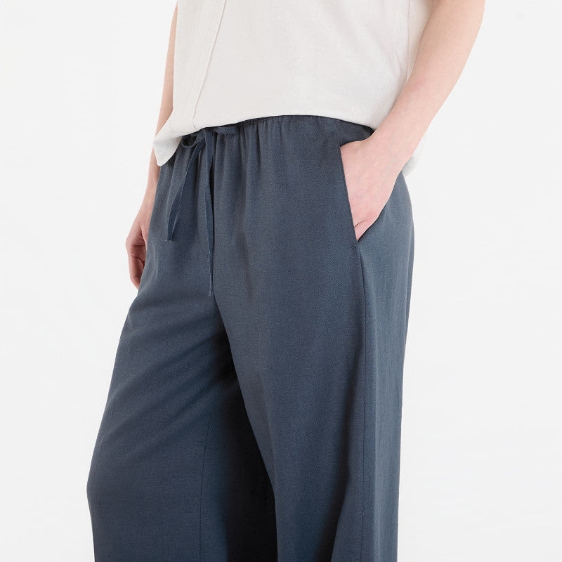 Calvin Klein Jeans Linen Weekend Casual Pant Biloxi Blues