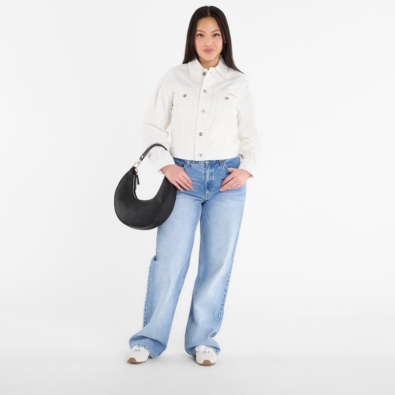 Calvin Klein 90S Trucker Jacket Chalk White