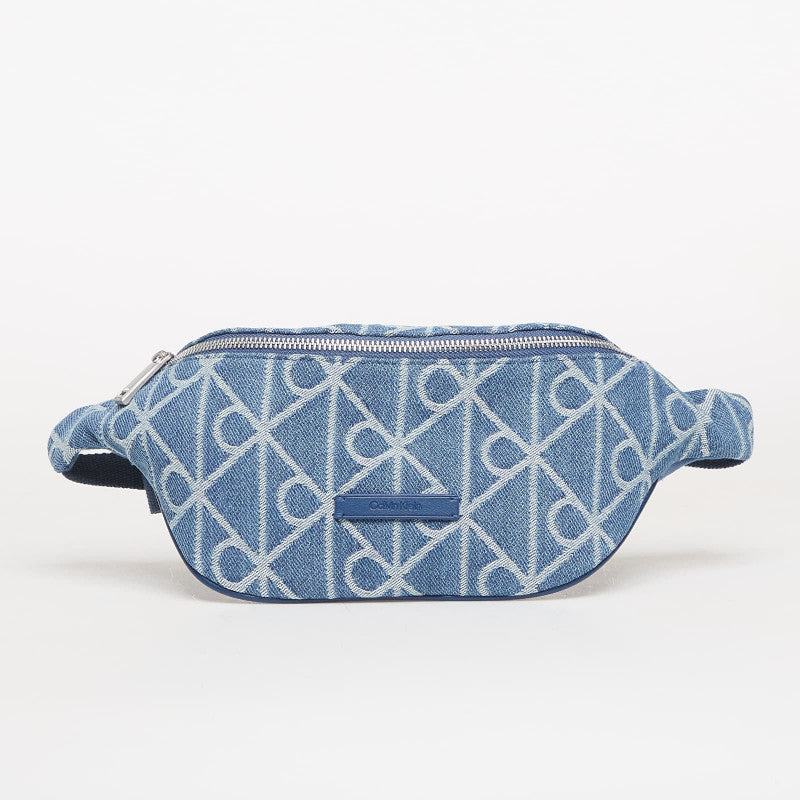 Nerka Calvin Klein Emblem Aop Denim Waistbag Blue