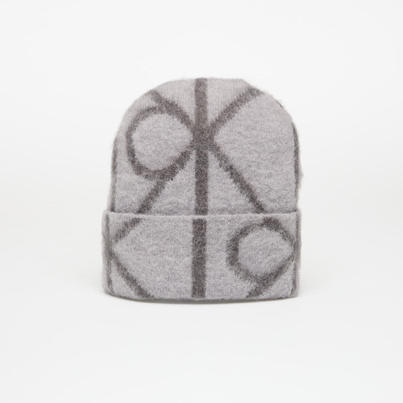 Calvin Klein Emblem Aop Brushed Hat Grey