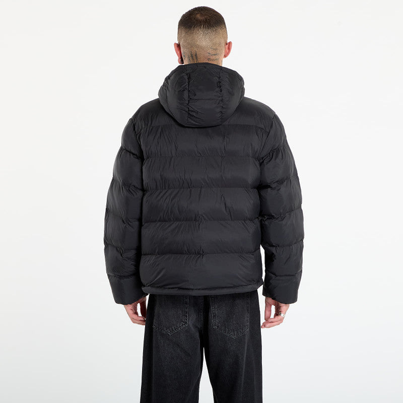 puchowa Calvin Klein Jeans Ls Nylon Monogram Pu Jacket Black