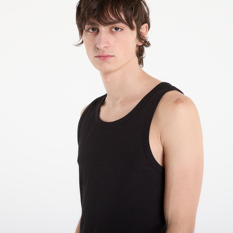 Calvin Klein Jeans 2X2 Rib Badge Tank Black
