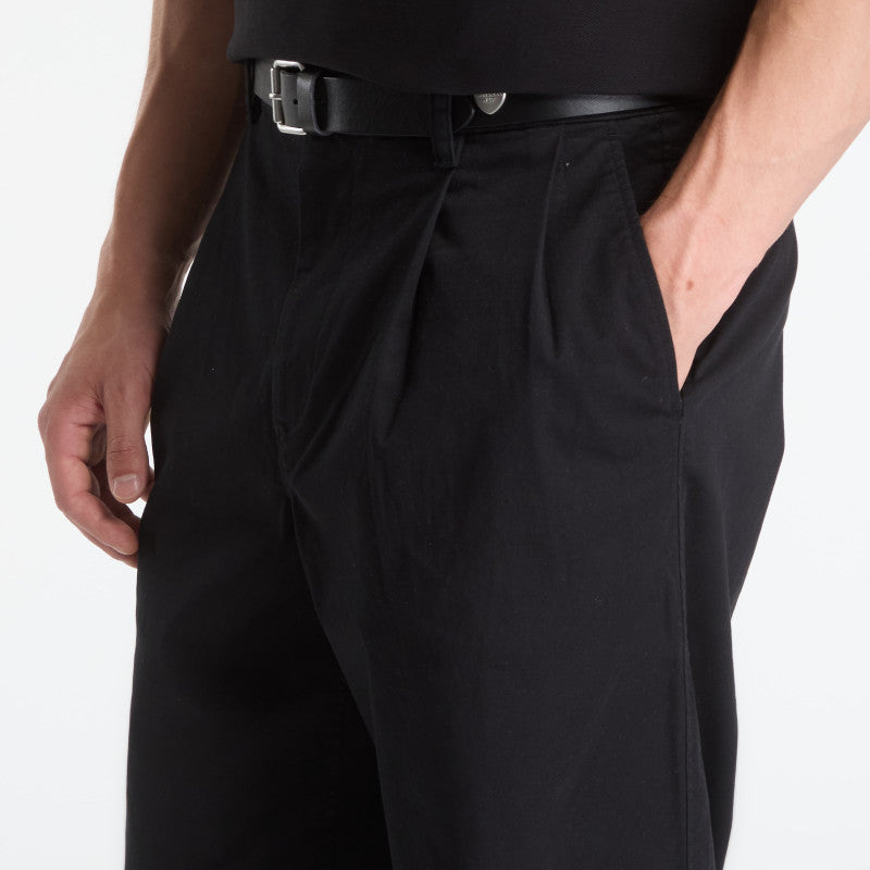 Calvin Klein Jeans Washed Comfort Cotton Half Elastic Pants Black