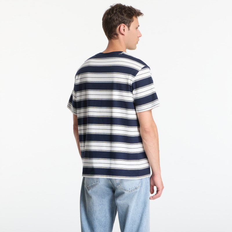 Calvin Klein Jeans Ss Easy 20S Jersey Stripe Crewneck Tee Dark Sapphire