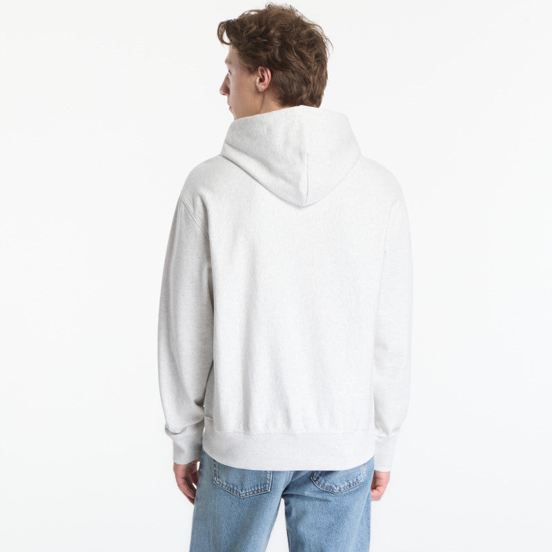 Calvin Klein Jeans Ls Premium Terry Graphic Hoodie Snowy Heather