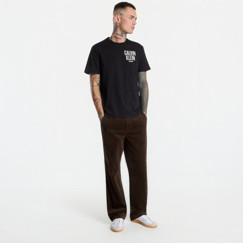 Calvin Klein Jeans Ss 30s Eu Block Font Black