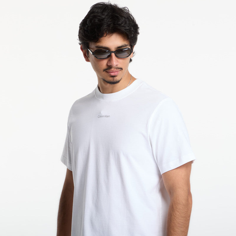 Calvin Klein Jeans Ss Easy 20s Retro Ca Bright White