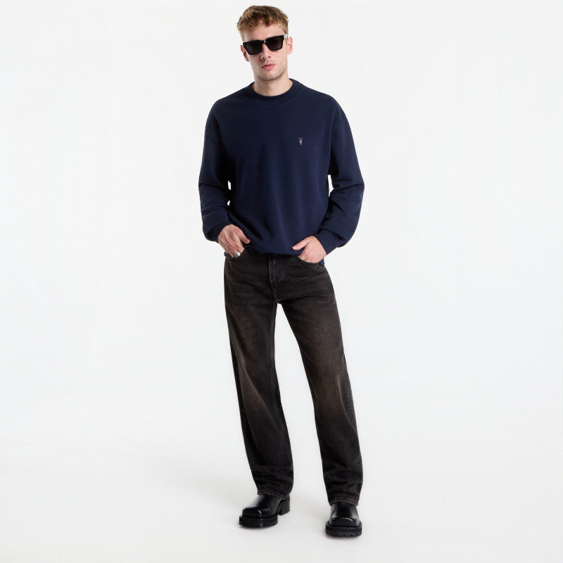 AllSaints Asher Crew Sapphire Blue