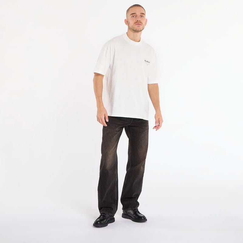 AllSaints Underground Ss Crew Ashen White