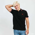 FRED PERRY Twin Tipped Fred Perry Shirt Black