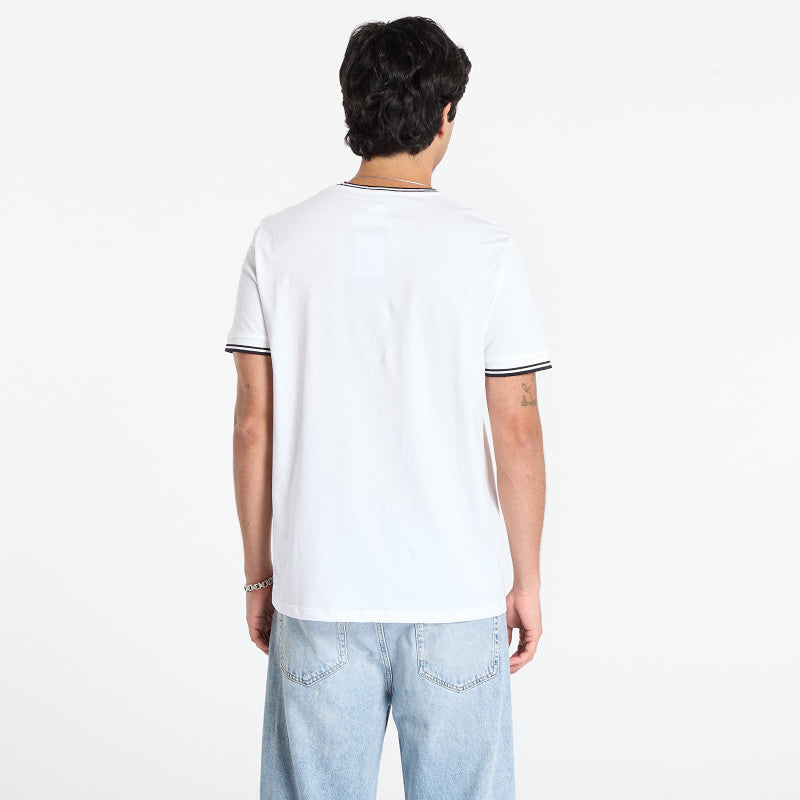 FRED PERRY Twin Tipped T-Shirt White