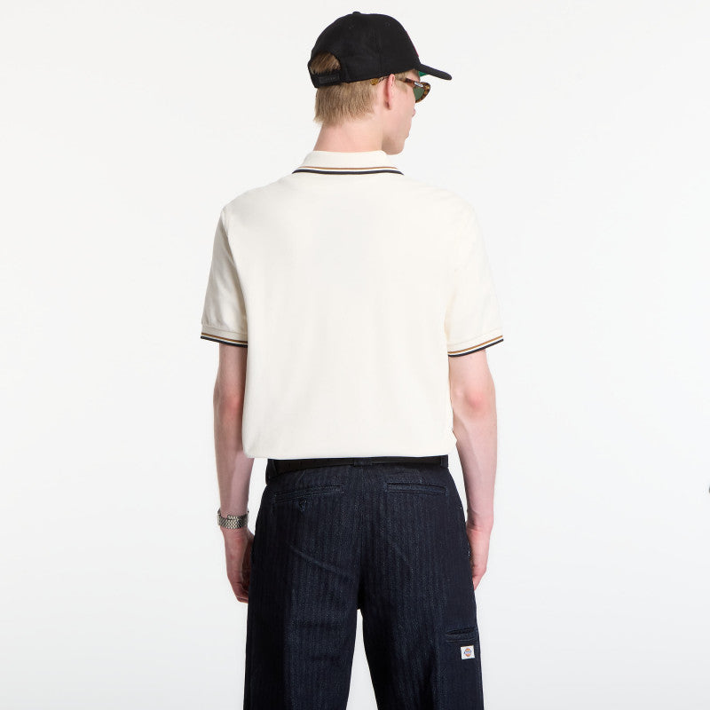 Fred Perry Twin Tipped Fred Perry Shirt Ecru