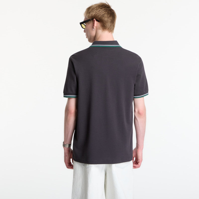 Fred Perry Twin Tipped Fred Perry Shirt Anchor Grey