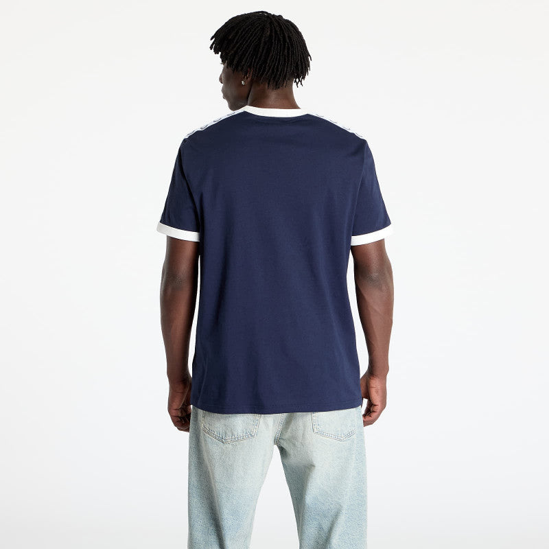 FRED PERRY Taped Ringer T-Shirt Carbon Blue