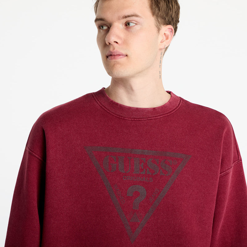 GUESS Originals Go Vintage Triangle Crewneck Vino Multi