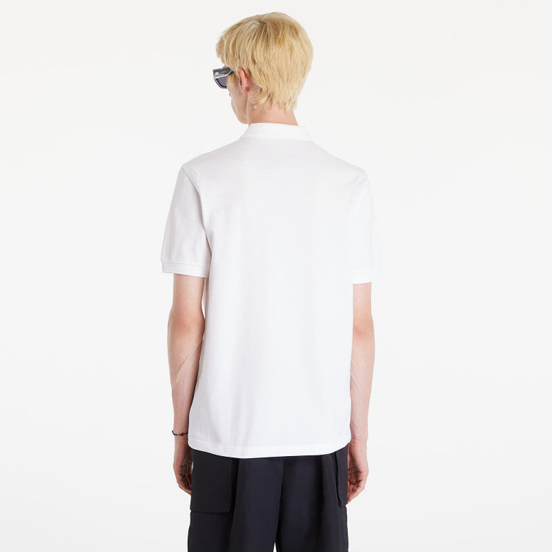 FRED PERRY Plain Polo Short Sleeve Tee White