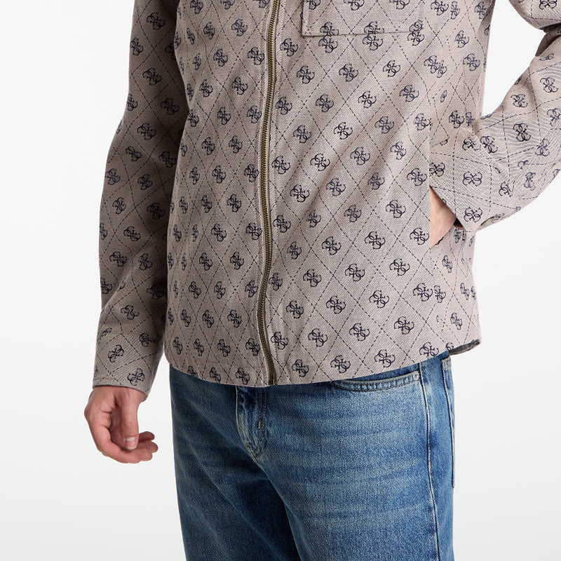 Guess Jeans 4G Shacket Canvas Jacq Velve