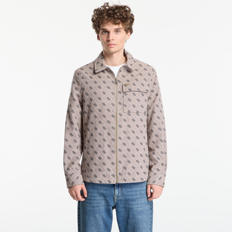 Guess Jeans 4G Shacket Canvas Jacq Velve