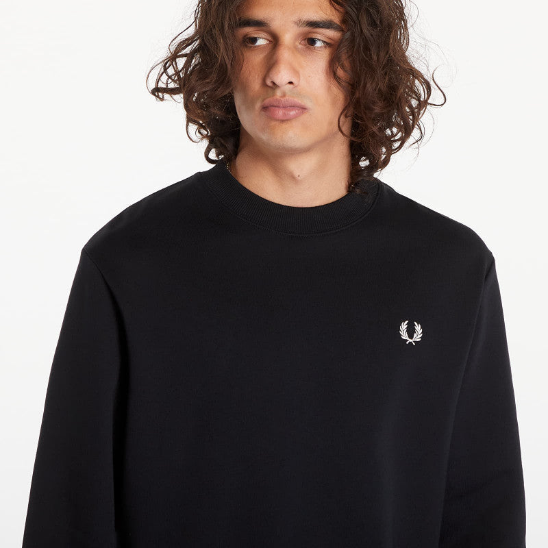 FRED PERRY Crewneck Sweatshirt Black
