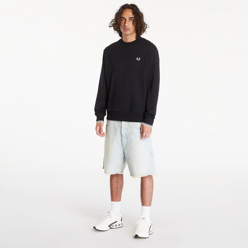 FRED PERRY Crewneck Sweatshirt Black