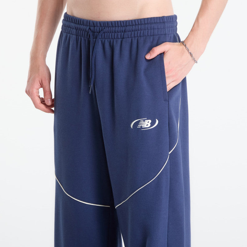 New Balance Trackside French Terry Pant Nb Navy
