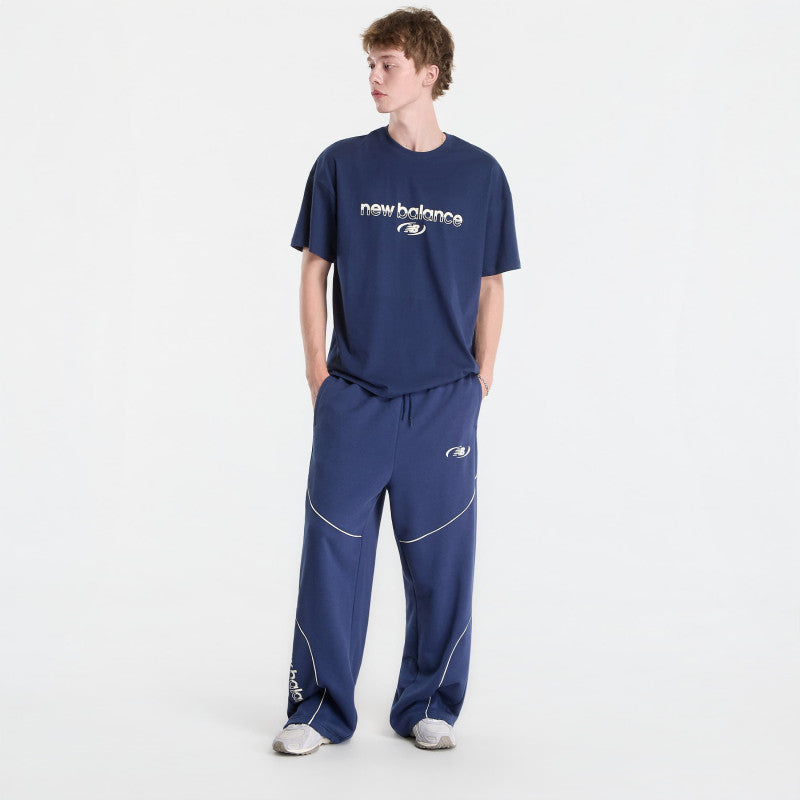 New Balance Trackside French Terry Pant Nb Navy