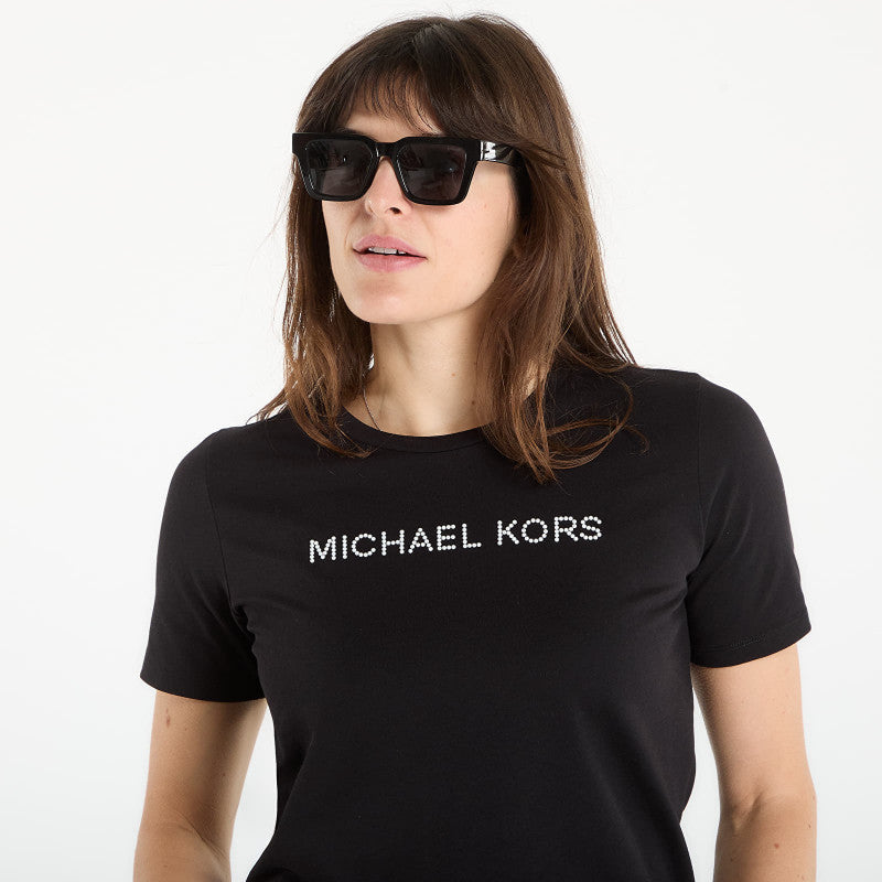Michael Kors Mk Stud Classic Tee Black