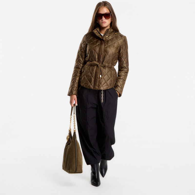 Michael Kors Eco Belted Puffer Duffle