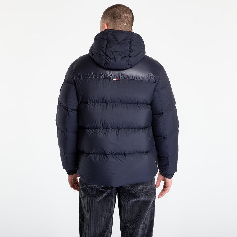 Tommy Hilfiger Mix Down Hooded Puffer Desert Sky