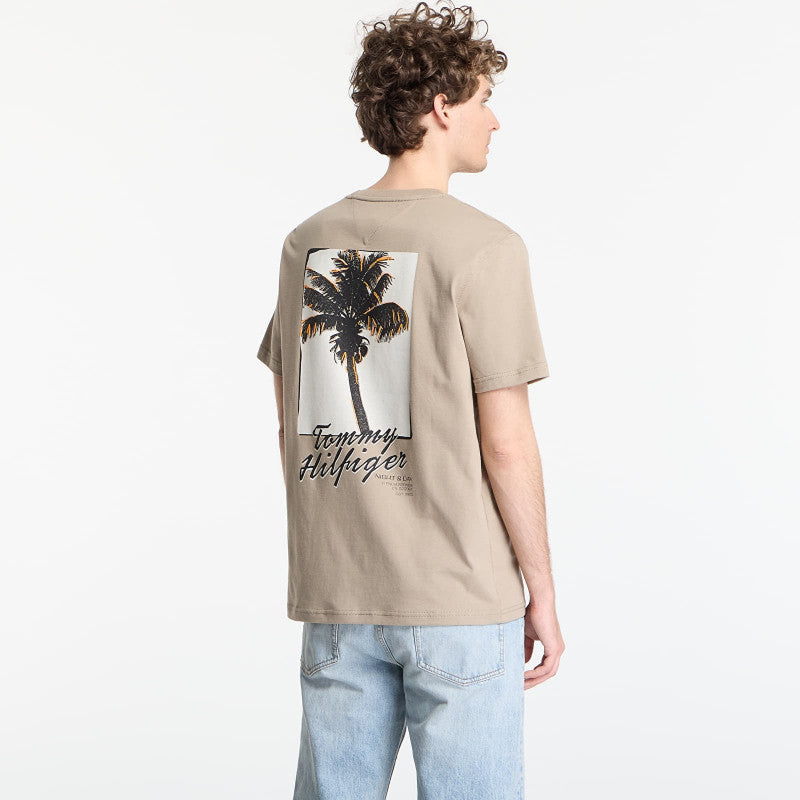 Tommy Hilfiger Palm Photo Print Tee Keystone