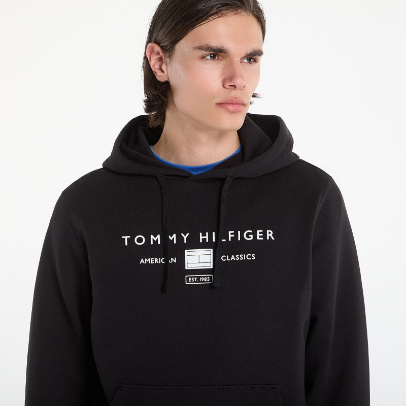 Tommy Hilfiger Brand Love Tr Mono Stack Hoody Black
