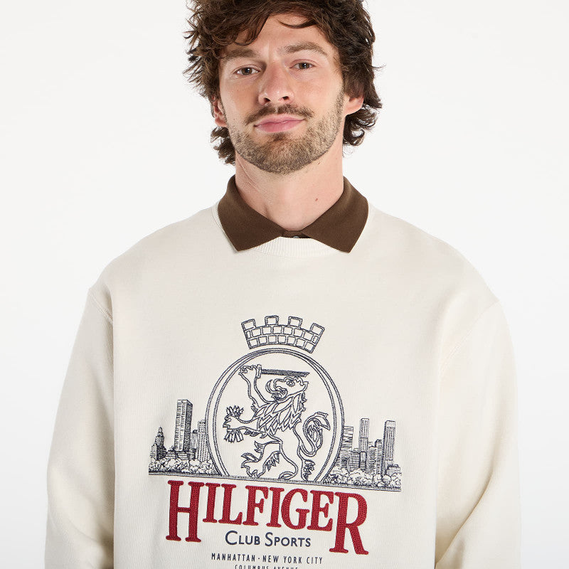 Tommy Hilfiger Heritage Series Crest Sweatshirt Ivory Petal