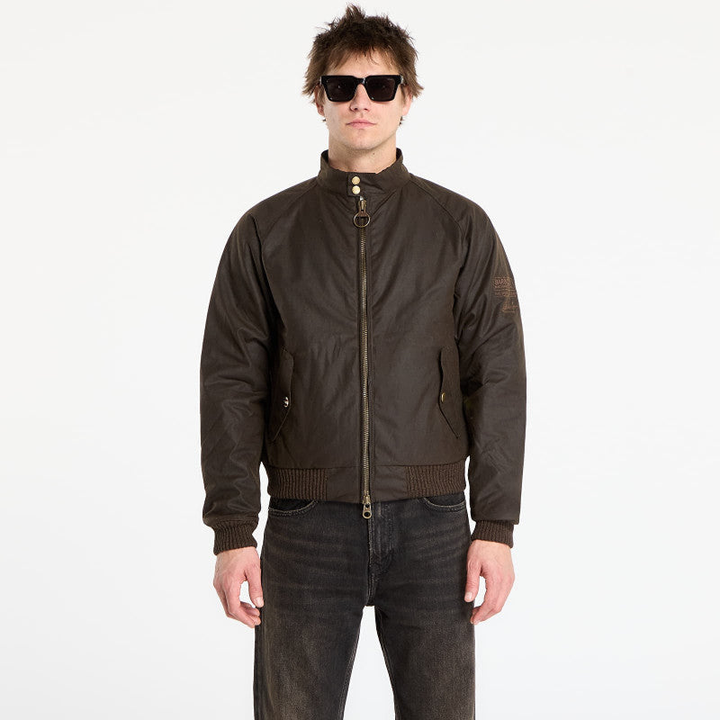Barbour International Steve McQueen Wax Merchant Olive