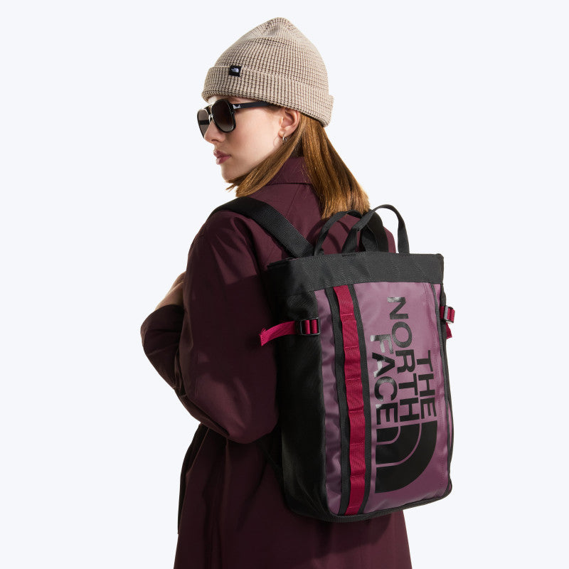 The North Face Base Camp Tote Pack Deep Burgundy/TNF Black