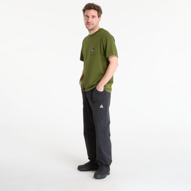 The North Face Mountain Logo Relaxed Short Sleeve Tee-Graphic Woodland Green