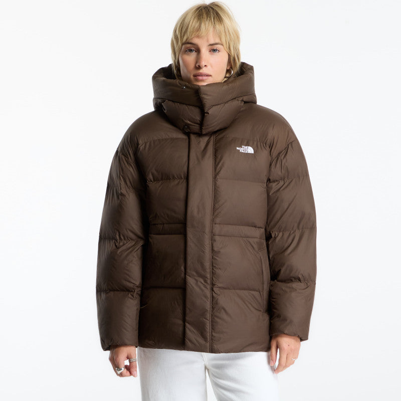 puchowa The North Face Puffer Oversized Jacket Dark Chestnut