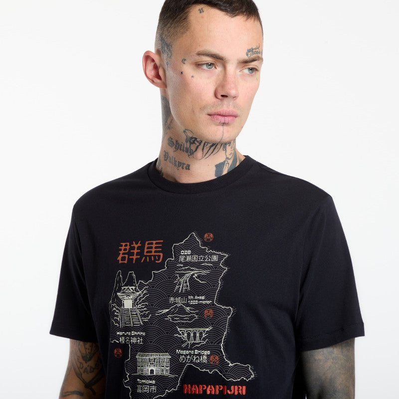 Napapijri Sunda Short-Sleeve T-Shirt Black Beauty