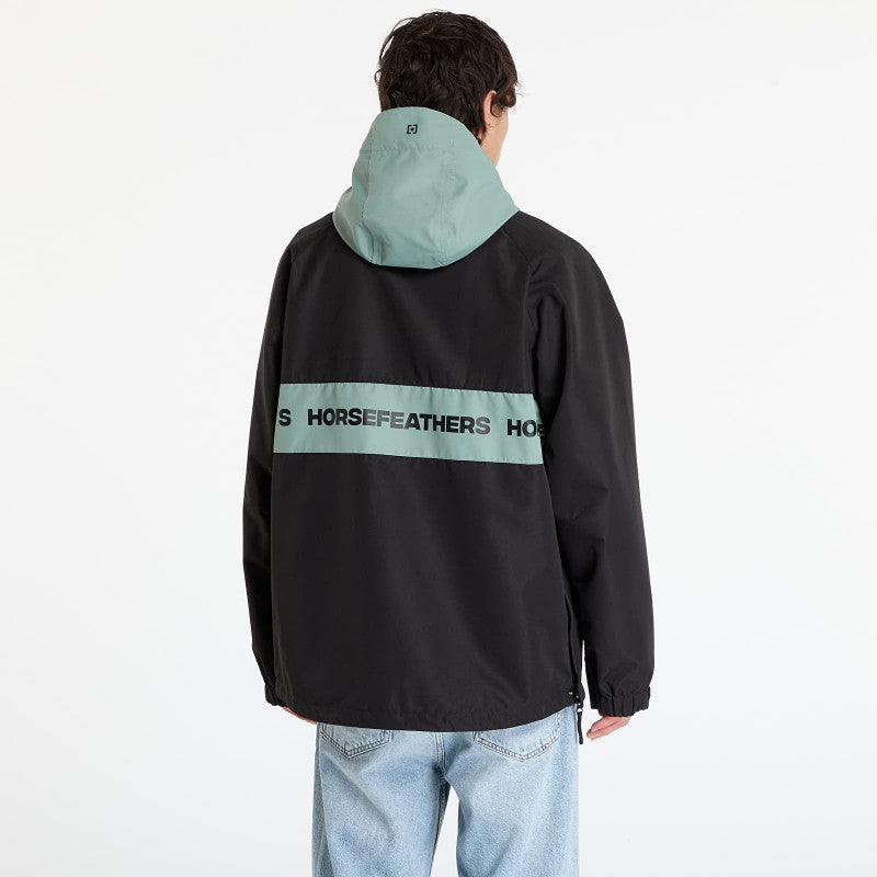 Horsefeathers Gordie Jacket Black/ Iceberg Green