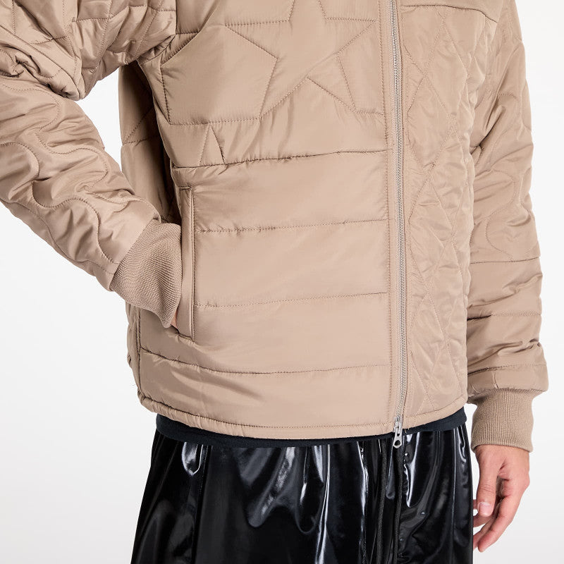 PLEASURES Stonehenge Quilted Jacket Brown