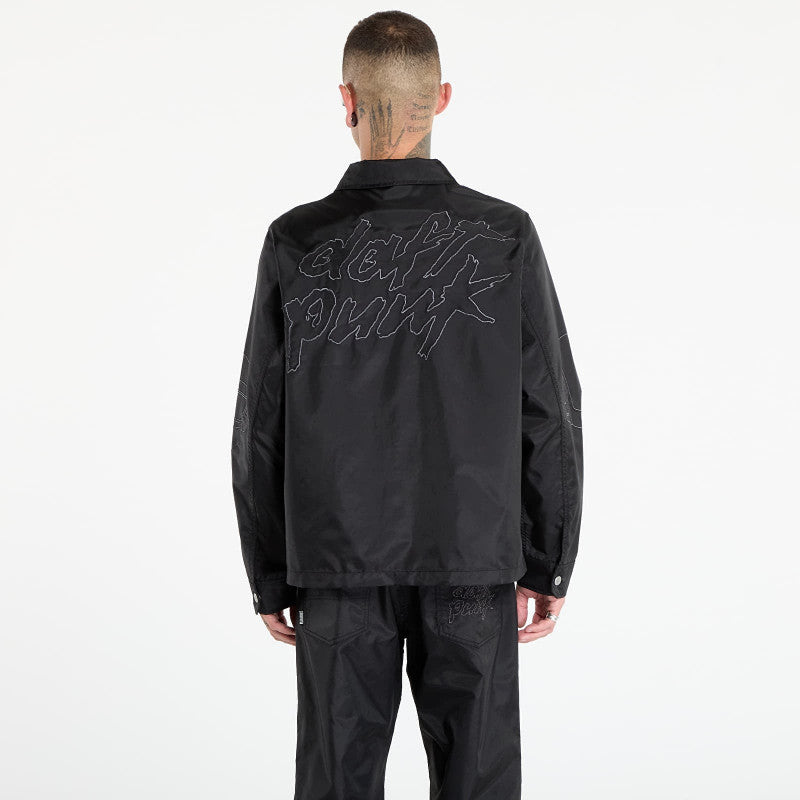 PLEASURES Daft Club Helmets Nylon Work Jacket Black