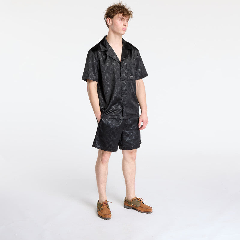 Karl Kani Signature Aop Resort Shorts Black