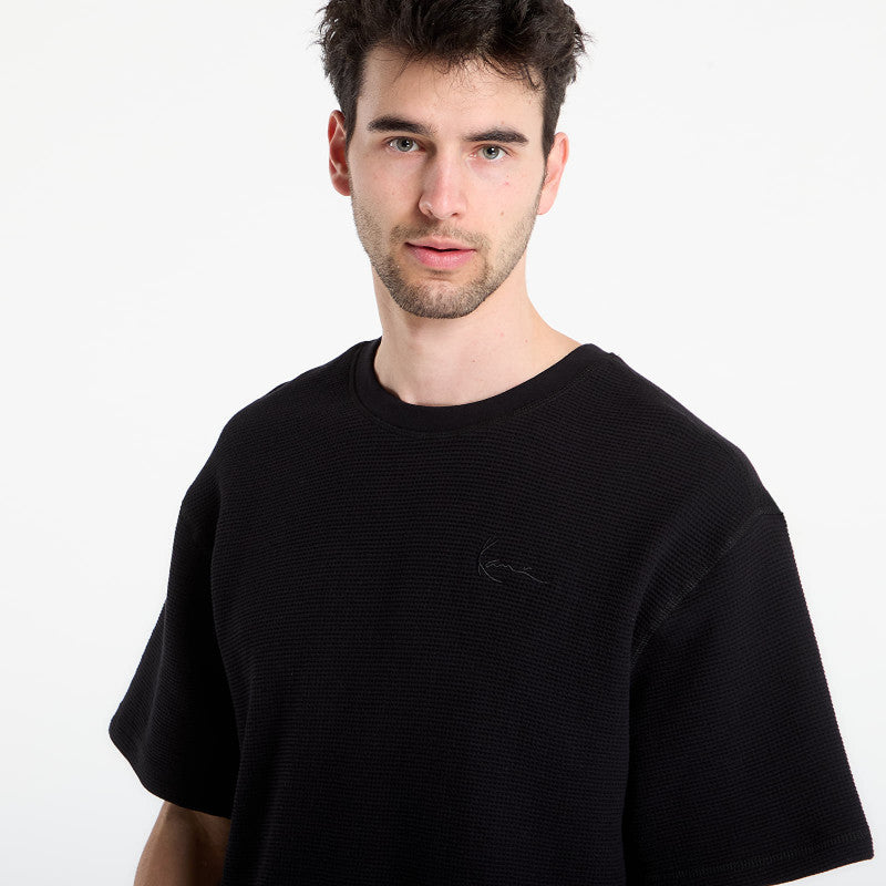 Karl Kani Signature Waffle T-Shirt Black