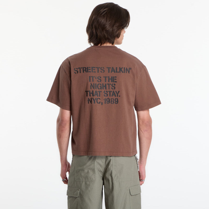 Karl Kani Retro Stencil Boxy T-Shirt Brown