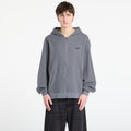 RIPNDIP Castanza Waffle Knit Zip Up Hoodie Charcoal