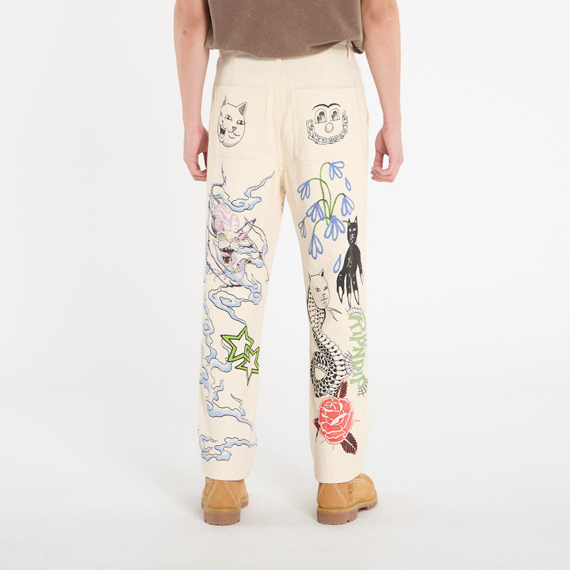 RIPNDIP Travis Pants Off White